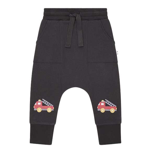 Huxbaby Fire Truck Drop Crotch Pant 6M-2Y